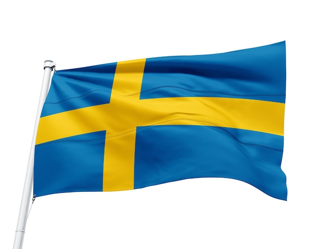 PSD flag of the country of sweden