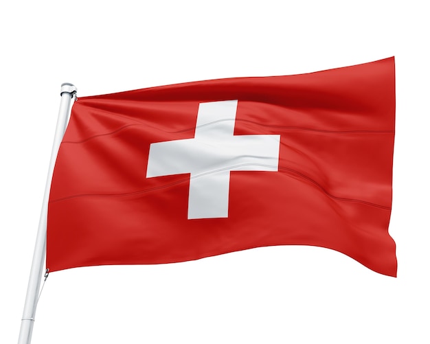 PSD flag of the country of switzerland