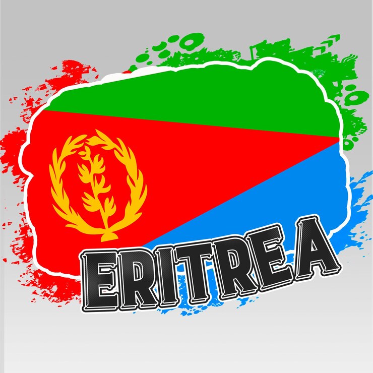PSD flag of eritrea