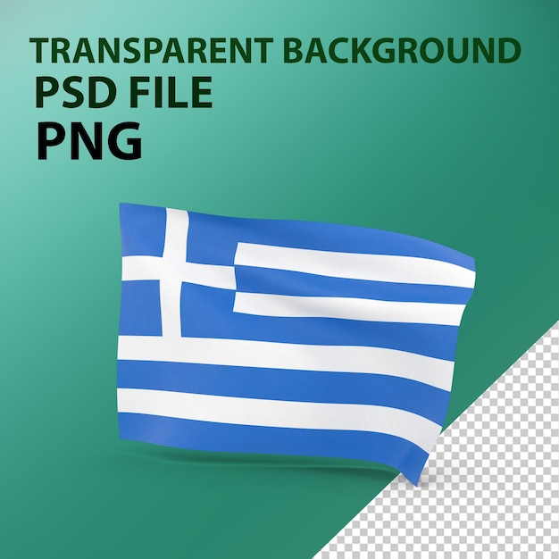 PSD flag of greece png