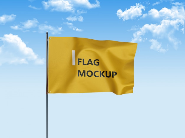 Flag mockup