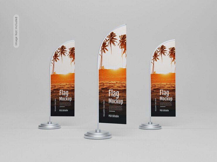 Flag mockup
