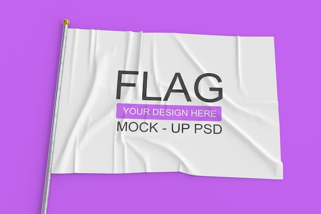 PSD flag mockup