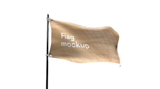 PSD flag mockup