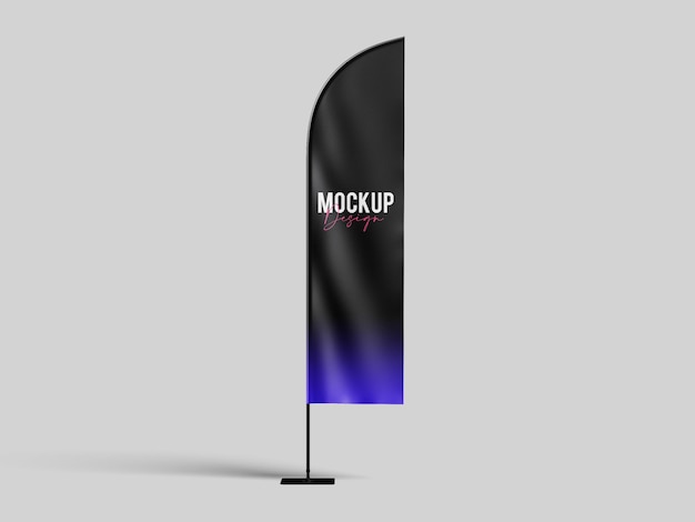 PSD mockup di bandiera