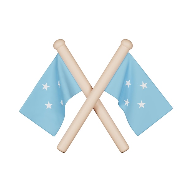 PSD flag sets micronesia