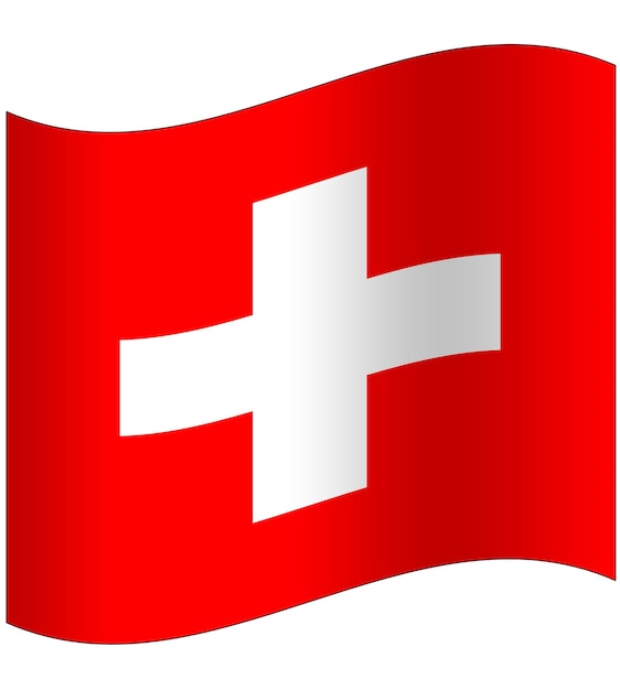 PSD flag of switzerland