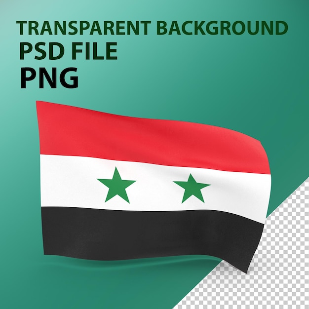 PSD flag of syria png