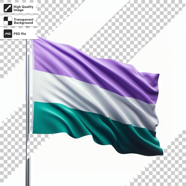 PSD a flag that has the word quot ame quot on it