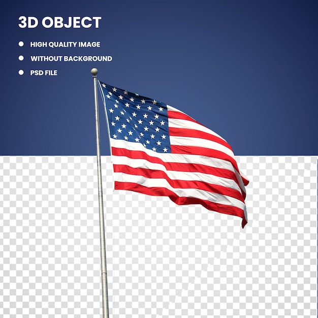 PSD flag usa