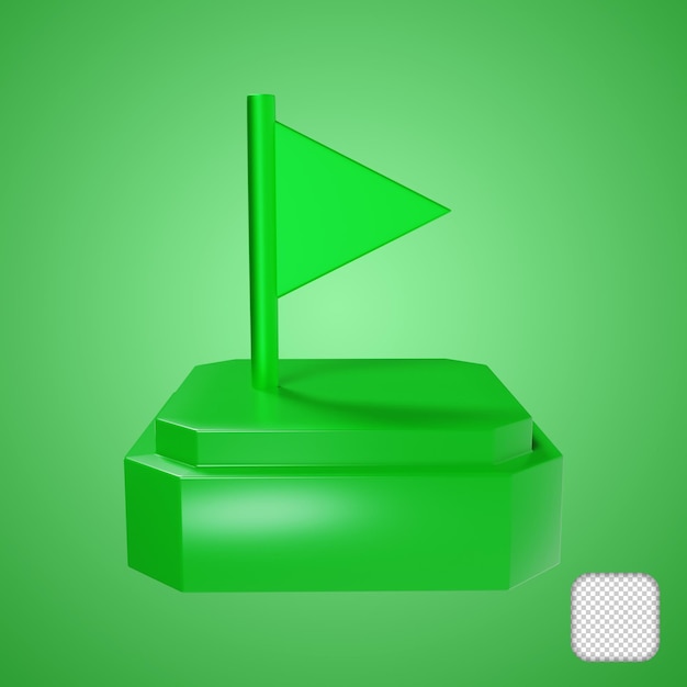 Flag with podium Icons for ux ui mobile apps
