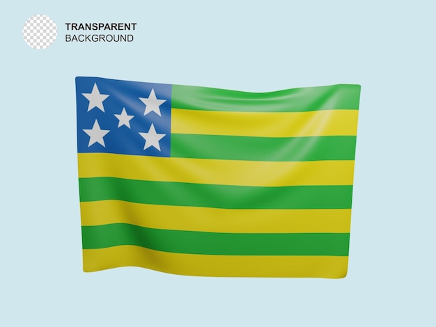 PSD flaga goias brazylia bandeira