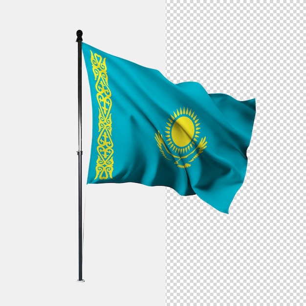 PSD flaga kazachstanu