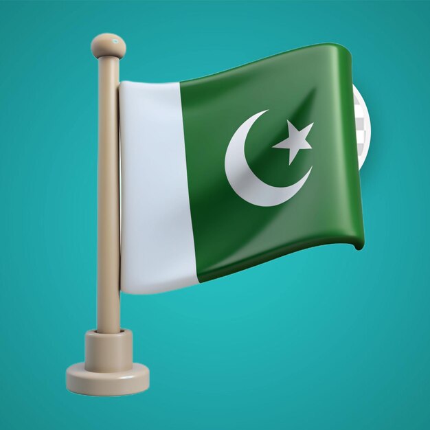 PSD flaga pakistanu