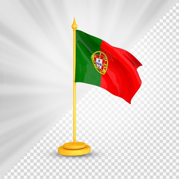 Flaga Portugalii Renderowania 3d