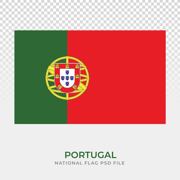 PSD flaga portugalii