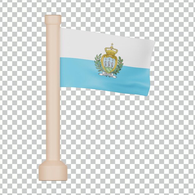 Flaga San Marino 3d Ikona