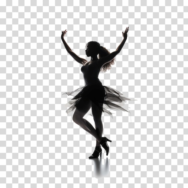 PSD flamenco dance vector on transparent background vector illustration