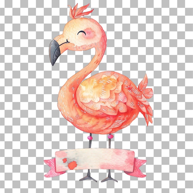 PSD flamingo urocze zwierzę do szkółki