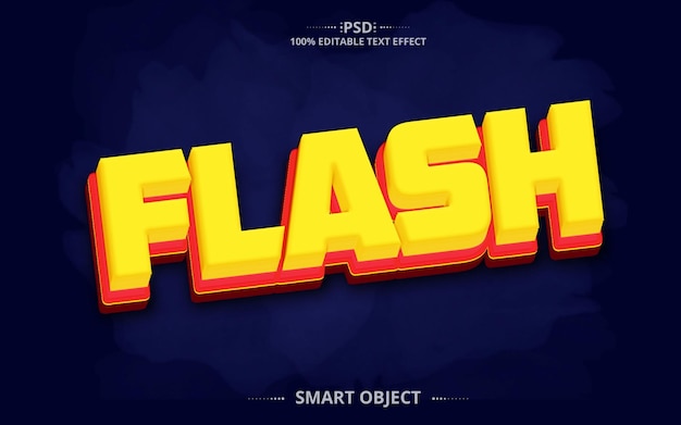 Flash креативный текстовый эффект