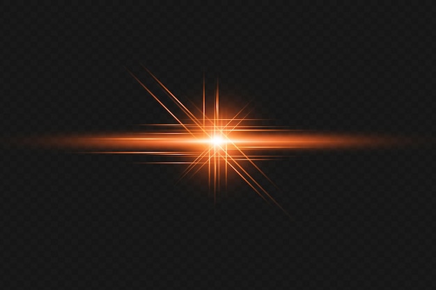 PSD flash of light and the sparkle of stars light of lights and glare on dark backgrounds