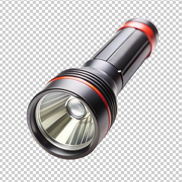 PSD flash light on transparent background