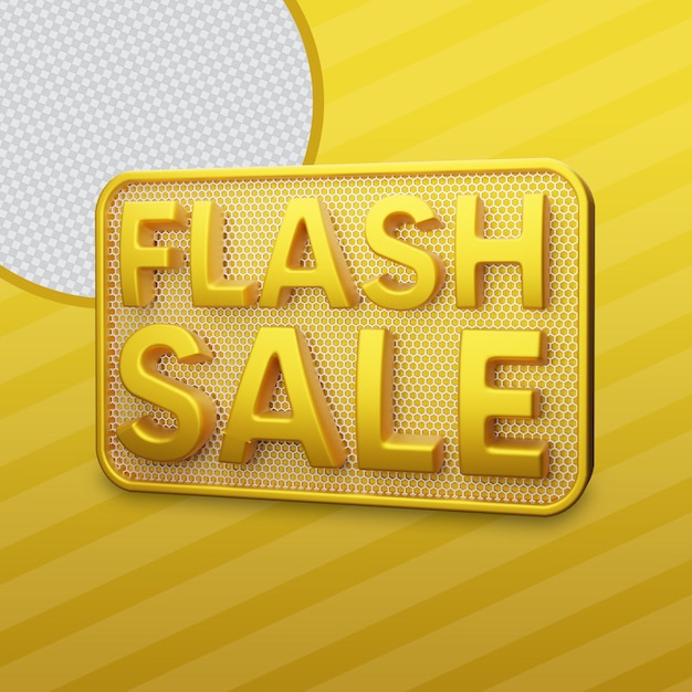 Flash sale 3d met luxe vorm