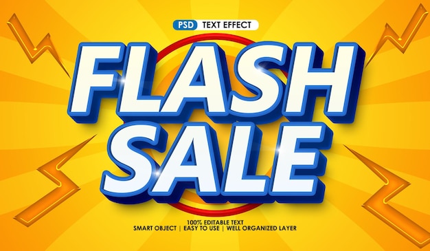 Flash sale 3d premium text style effect