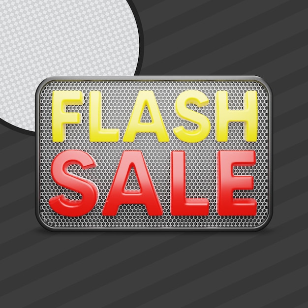 Flash sale 3d-rendering