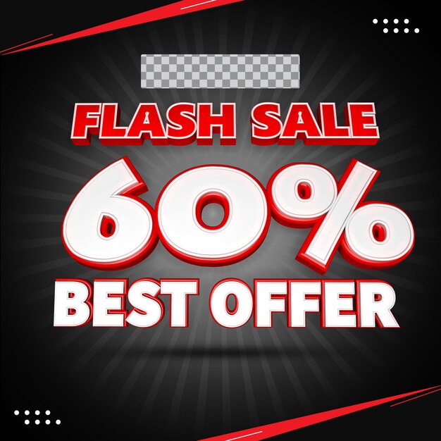 Vendita flash migliore offerta 60 percento