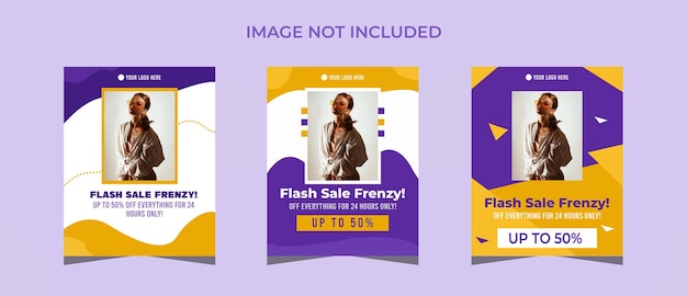 PSD flash sale design tamplate