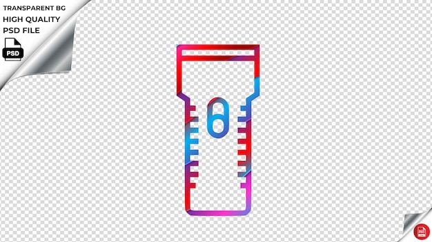 PSD flashlight design2 light vector icon red blue purple ribbon psd transparent