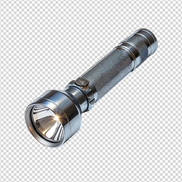 Flashlight on isolated background