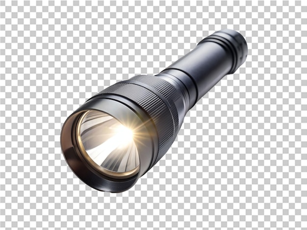 PSD flashlight or torch on transparent background