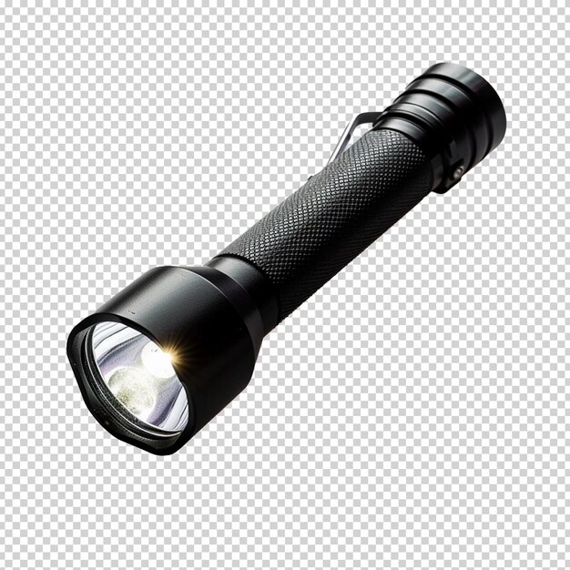 PSD a flashlight with a light on it is turned off