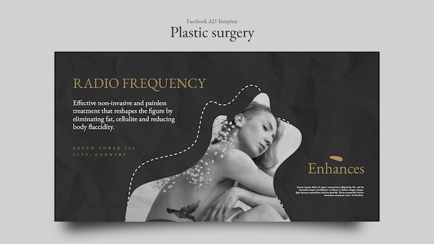 PSD flat design plastic surgery template