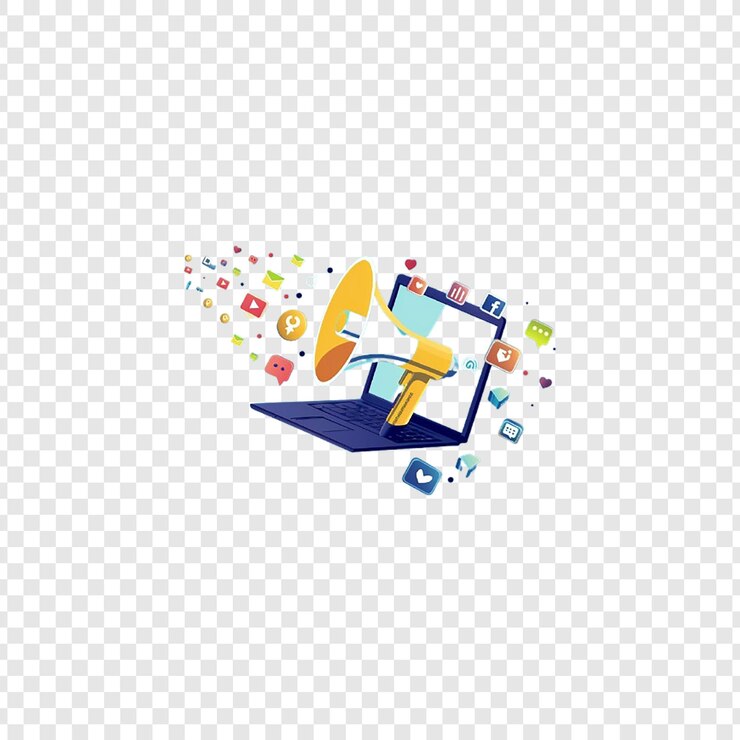PSD flat illustration isolated omn transparent background