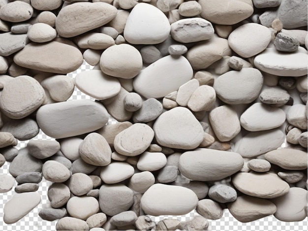 Flat lay stone collection png