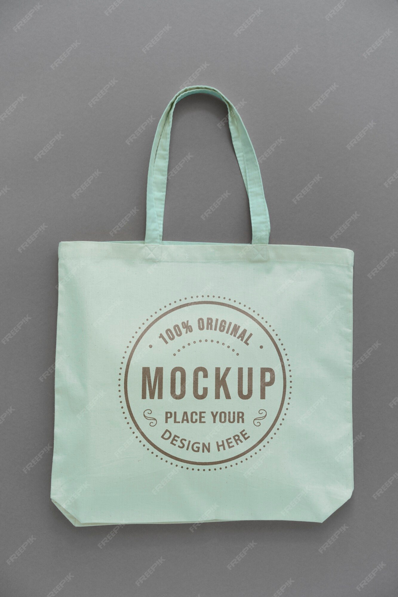 Premium PSD | Flat lay of tote bag mockup