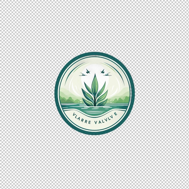 Плоский логотип алоэ вера сок изолированный фон