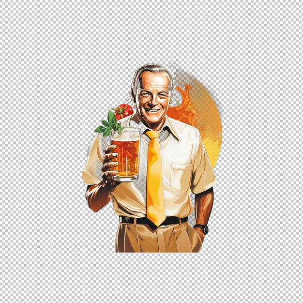 PSD flat logo arnold palmer isolated background is