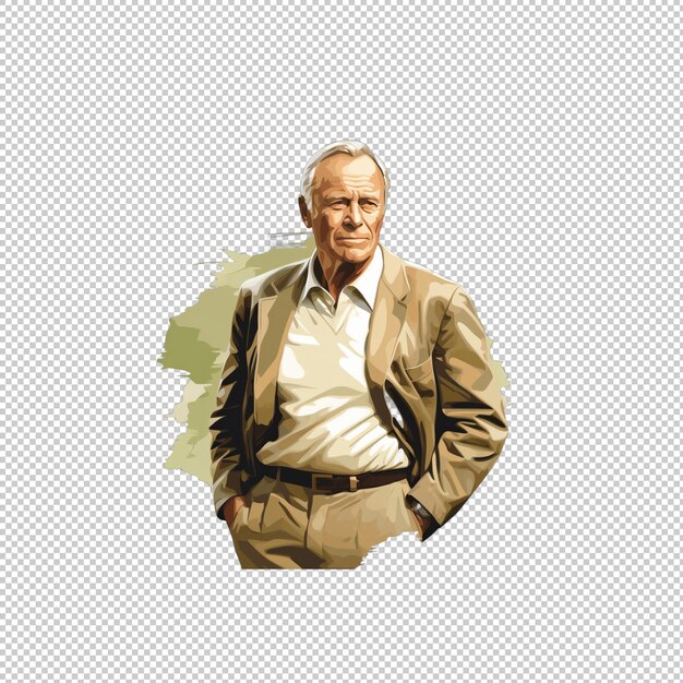 PSD flat logo arnold palmer isolated background is