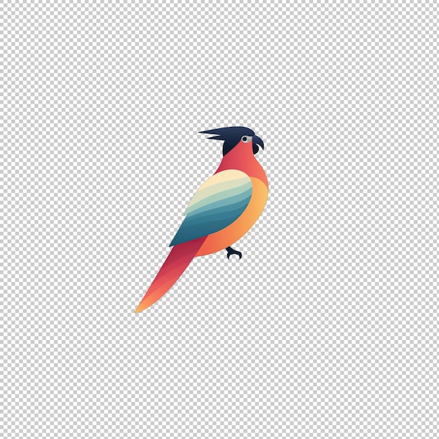 PSD flat logo paloma isolated background