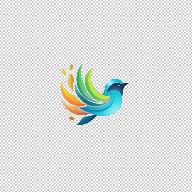 PSD flat logo sprite isolated background