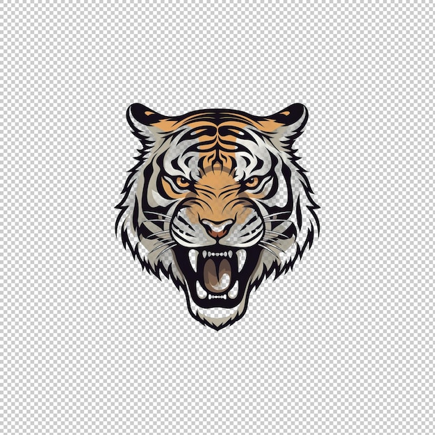 PSD flat logo tiger nut milk isolated background i