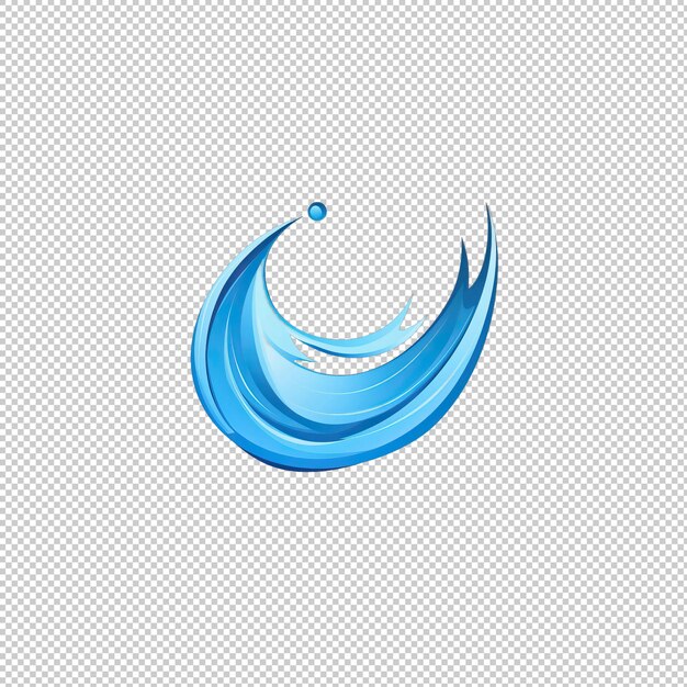 PSD flat logo water isolated background h