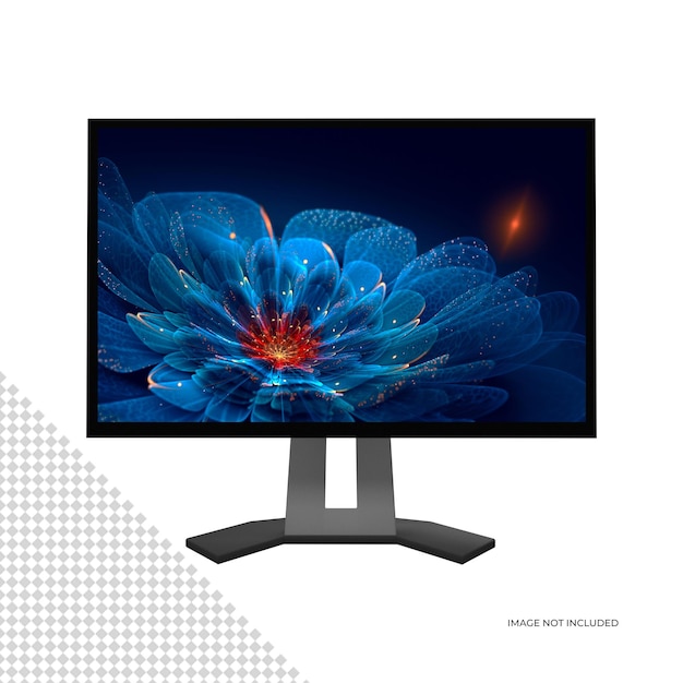 Flat screen TV Monitor Mockup