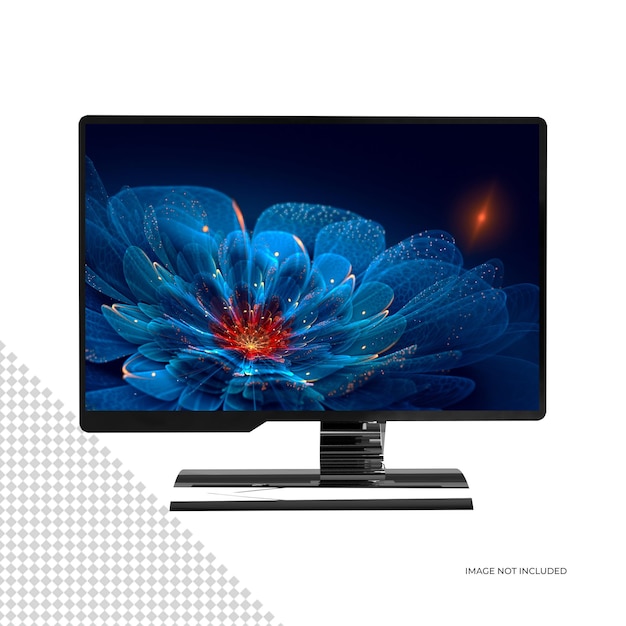 Flat screen TV Monitor Mockup