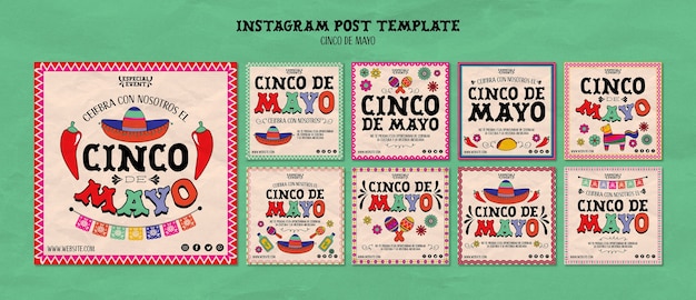 Flatt design Cinco de Mayo-mal