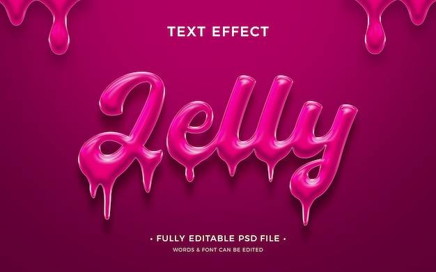 PSD flavor text effect